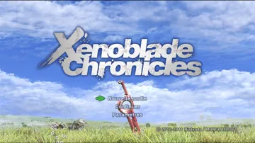 Xenoblade Chronicles screen shot title